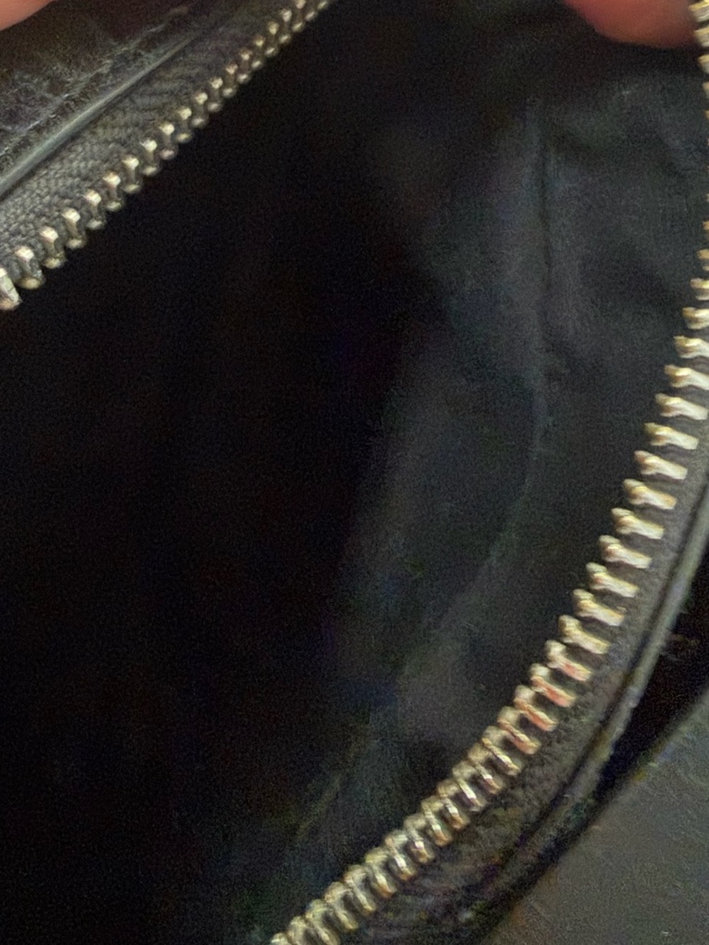 Reiss Black Croc-Textured Leather Crossbody Camera Bag - Picture 8 of 11